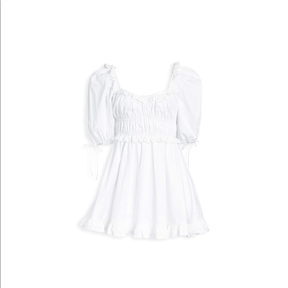 NEW FOR LOVE AND LEMONS WHITE DRESS